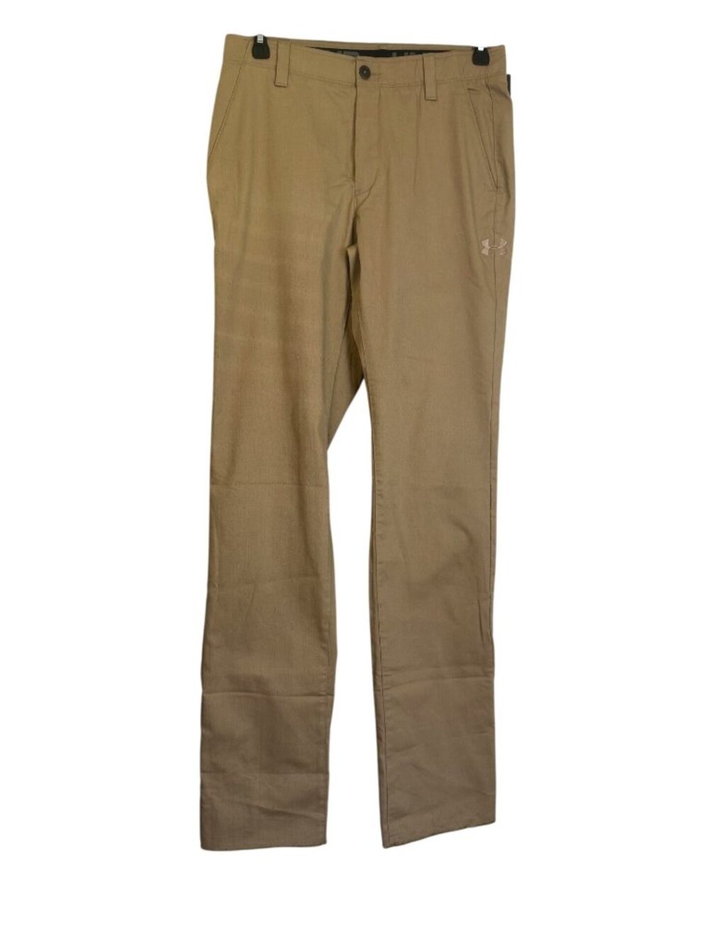 Heat Gear Cooling Pants Under Armour 30 Tan Chino Unhemmed Loose Summer Golf NWT